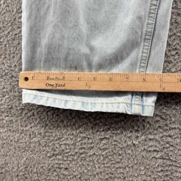 Grey Lab Los Angeles High Rise Straight Leg Jeans Size 24 | Light Wash 100% Cott - Picture 13 of 16